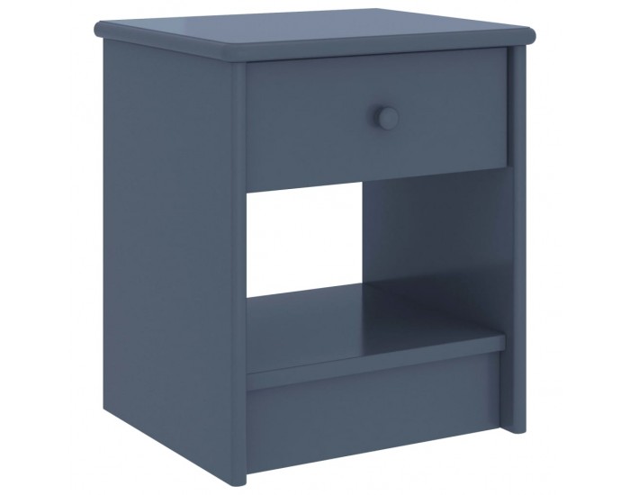 Sonata H Нощно шкафче, светлосиво, 35x30x40 см, бор масив
