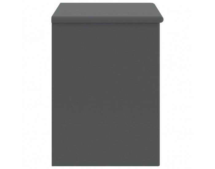 Sonata Нощно шкафче, тъмносиво, 35x30x40 см, бор масив
