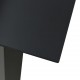 Sonata Градински трапезен комплект, 5 части, черен, стъкло и стомана