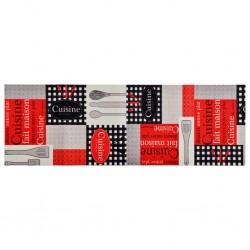 Sonata Кухненско килимче, перимо, надпис "Cuisine", 60x300 см - Килими и Подови настилки