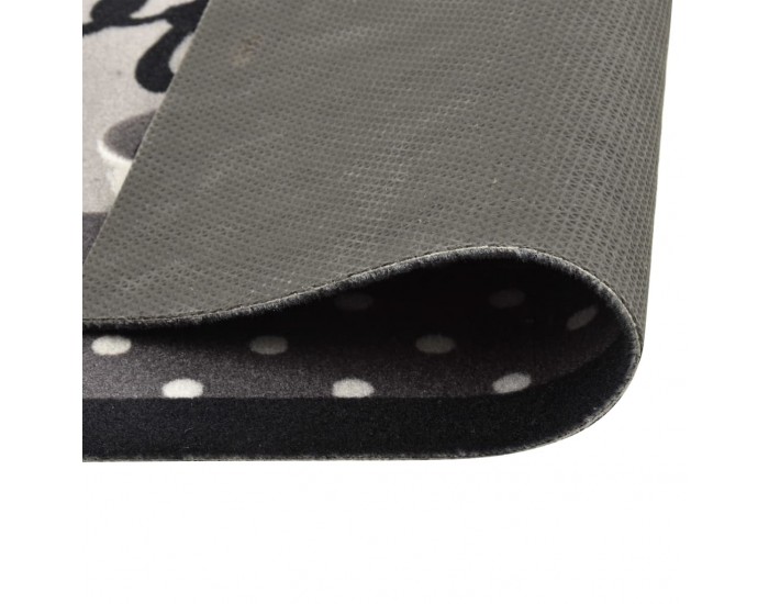 Sonata Кухненско килимче, перимо, син принт кафе, 60x180 см