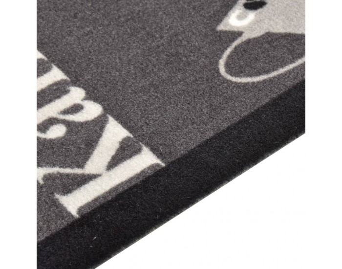 Sonata Кухненско килимче, перимо, син принт кафе, 60x180 см