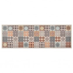 Sonata Кухненско килимче, перимо, цветна мозайка, 60x300 см - Килими и Подови настилки
