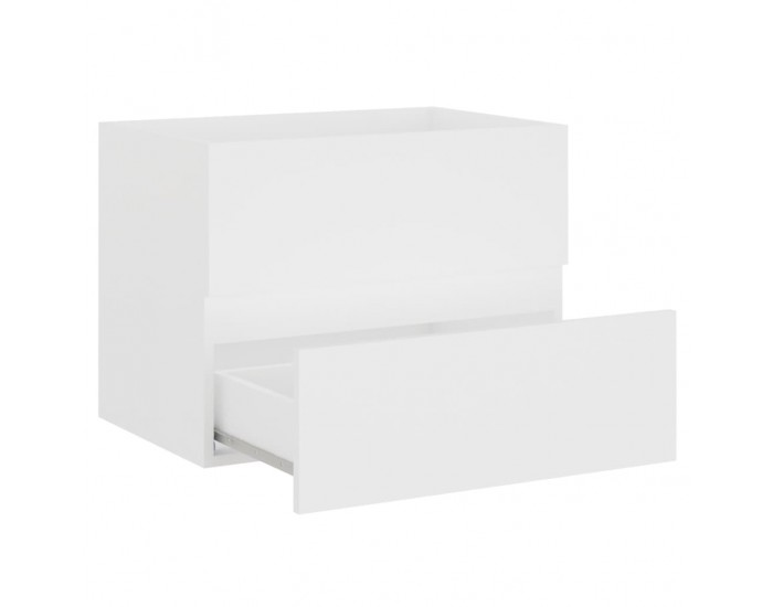Sonata Комплект мебели за баня от 2 части, бял, ПДЧ