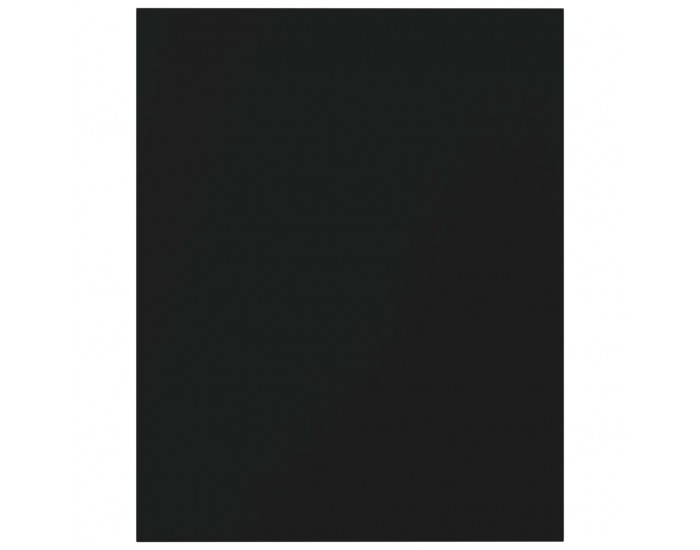 Sonata Рафтове за етажерка, 8 бр, черни, 40x50x1,5 см, ПДЧ