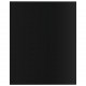 Sonata Рафтове за етажерка, 8 бр, черен гланц, 40x50x1,5 см, ПДЧ