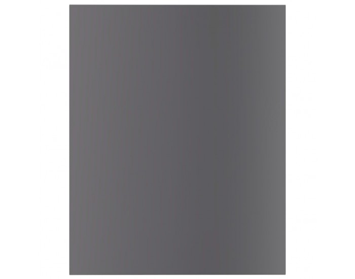 Sonata Рафтове за етажерка, 8 бр, сив гланц, 40x50x1,5 см, ПДЧ