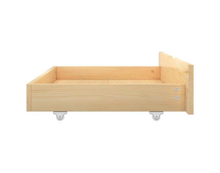 Sonata Рамка за легло с 2 чекмеджета, бор масив, 120х200 см