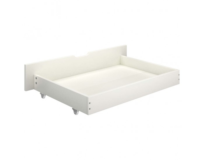 Sonata Рамка за легло с 2 чекмеджета, бяла, бор масив, 120x200 см