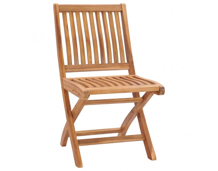 Sonata Градински столове 2 бр възглавници таупе тиково дърво масив