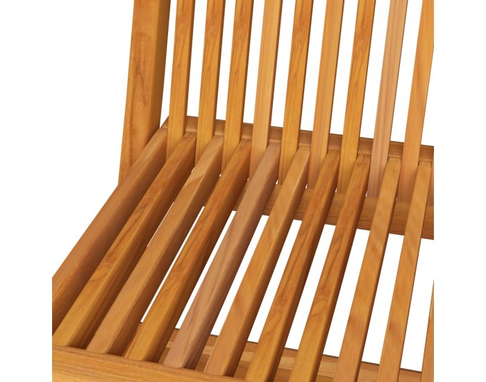Sonata Градински столове с възглавници антрацит 4 бр тик масив