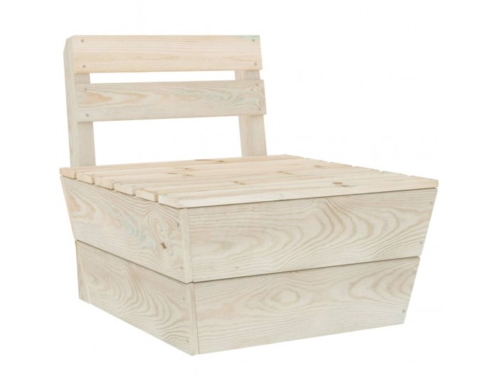 Sonata Градински лаундж комплект от палети, 4 части, импрегниран смърч