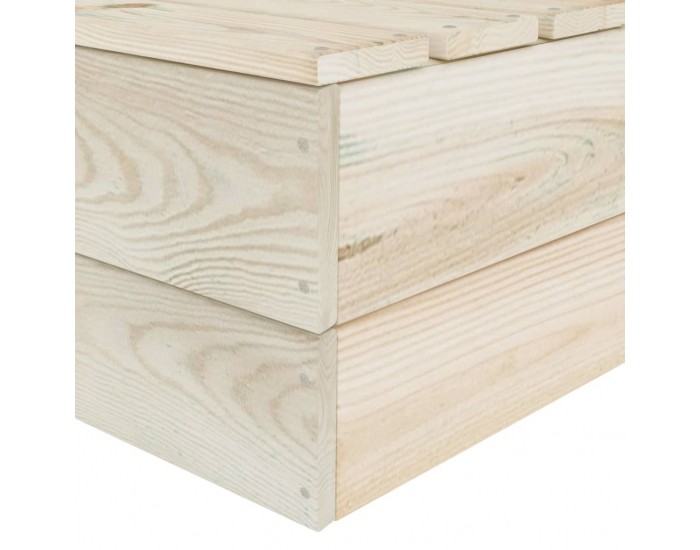 Sonata Градински лаундж комплект от палети, 5 части, импрегниран смърч