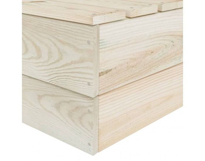 Sonata Градински лаундж комплект от палети 9 части импрегниран смърч