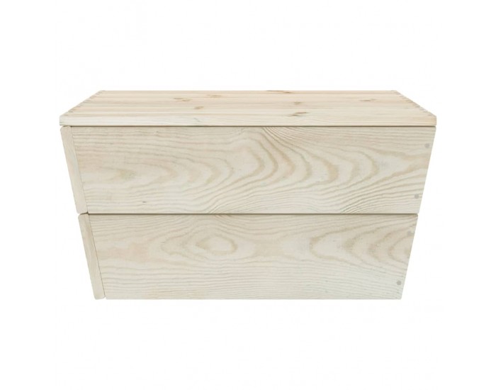 Sonata Градински лаундж комплект от палети 9 части импрегниран смърч