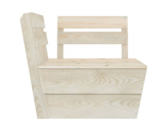 Sonata Градински лаундж комплект от палети 12 части импрегниран смърч