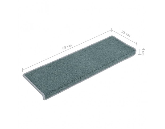 Sonata Постелки за стъпала, 15 бр, 65x25 см, сини