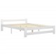 Sonata Рамка за легло, бяла, бор масив, 140х200 см