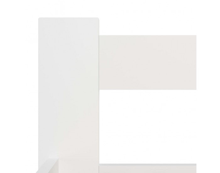 Sonata Рамка за легло, бяла, бор масив, 200x200 см