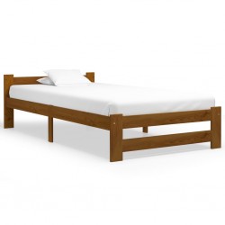 Sonata Рамка за легло, меденокафява, бор масив, 90x200 см - Спалня