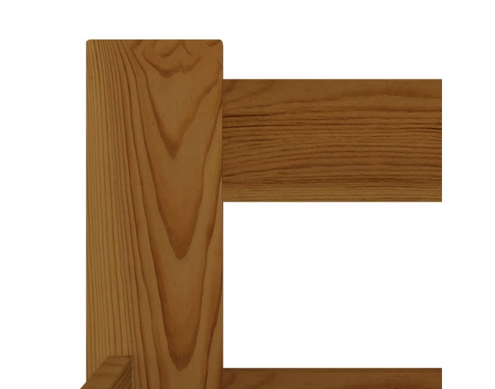 Sonata Рамка за легло, меденокафява, бор масив, 140x200 см