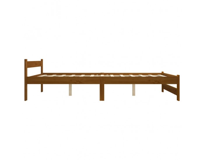 Sonata Рамка за легло, меденокафява, бор масив, 180x200 см