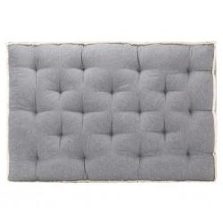 Sonata Възглавница за палетен диван, антрацит, 120x80x10 см - Градински Дивани и Пейки
