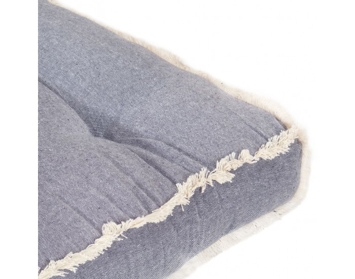 Sonata Възглавница за палетен диван, антрацит, 120x80x10 см