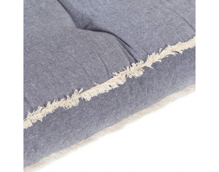 Sonata Възглавница за палетен диван, антрацит, 120x80x10 см