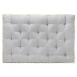 Sonata Възглавница за палетен диван, сива, 120x80x10 см - Градински Дивани и Пейки