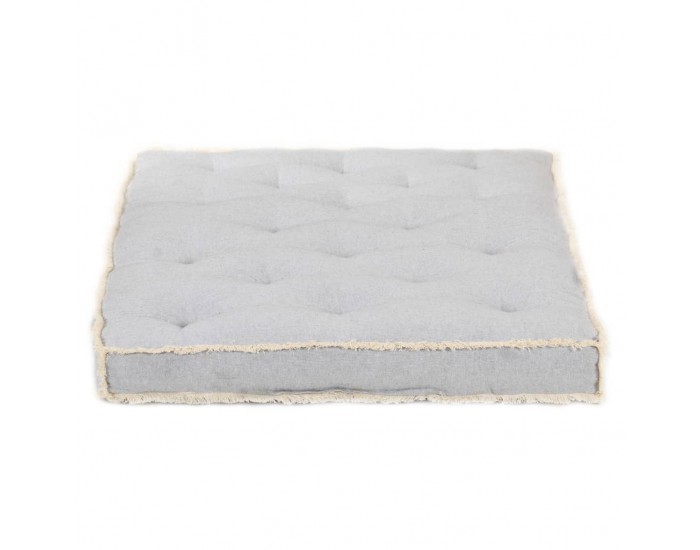 Sonata Възглавница за палетен диван, сива, 120x80x10 см