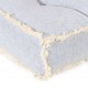 Sonata Възглавница за палетен диван, сива, 120x80x10 см