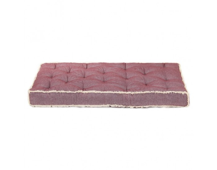 Sonata Възглавница за палетен диван, червено бордо, 120x80x10 см