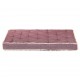 Sonata Възглавница за палетен диван, червено бордо, 120x80x10 см