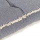 Sonata Възглавница за палетен диван, синя, 120x80x10 см
