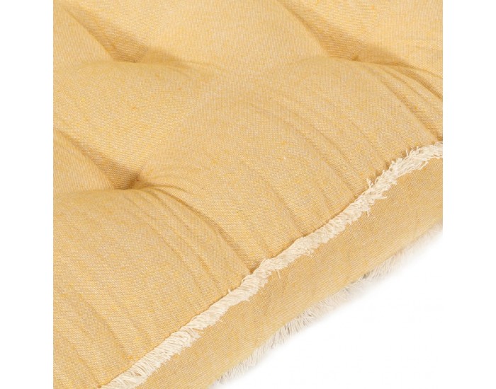 Sonata Възглавница за палетен диван, жълта, 120x80x10 см