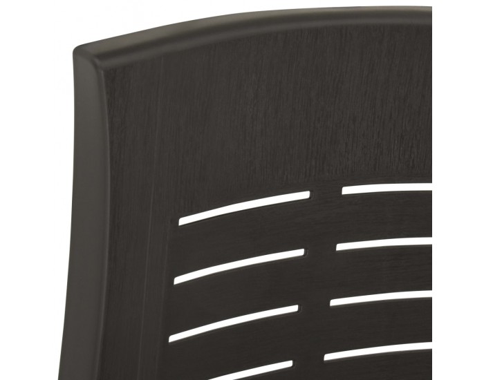 Sonata Градински регулируеми столове, 2 бр, пластмаса, антрацит