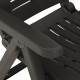 Sonata Градински регулируеми столове, 2 бр, пластмаса, антрацит