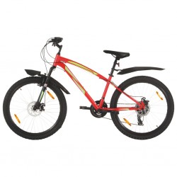Sonata Планински велосипед, 21 скорости, 26 цола, 36 см, червен - Къмпинг и туризъм