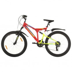 Sonata Планински велосипед, 21 скорости, 26 цола, 49 см, червен - Къмпинг и туризъм