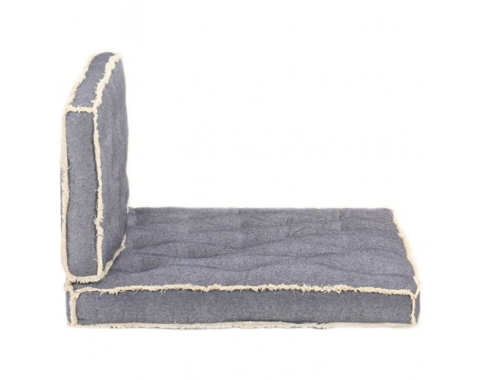 Sonata Комплект възглавници за палетен диван, 2 части, син