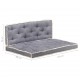 Sonata Комплект възглавници за палетен диван, 2 части, син