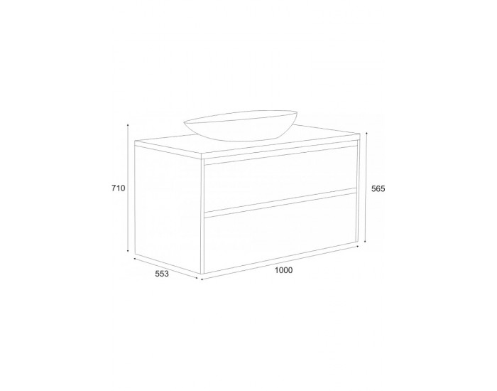 Долен шкаф за баня Triumph Universal 100 Olive