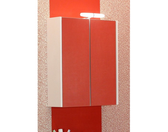 Горен шкаф за баня Класика 55 см с осветление