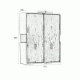 Шкаф за баня Авангард горен 58 см - Класика