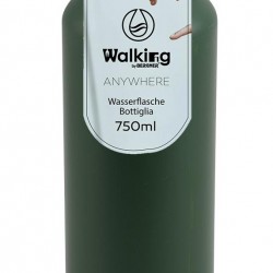 Бутилка за вода 750 мл Bergner Walking anywhere, зелена - Кухненски прибори