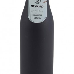 Метална термо бутилка за вода - Bergner Walking anywhere Cola  - Кухненски прибори