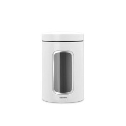 Буркан за съхранение Brabantia Window 1.4 л White - Кухненски прибори