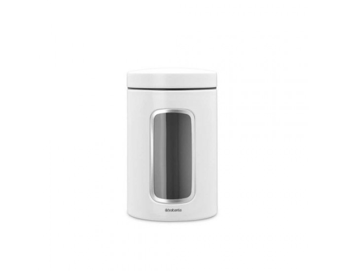 Буркан за съхранение Brabantia Window 1.4 л White Буркан за съхранение Brabantia Window 1.4 л White