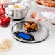 Кухненска везна - Brabantia Profile Matt Steel дигитална с таймер кръгла